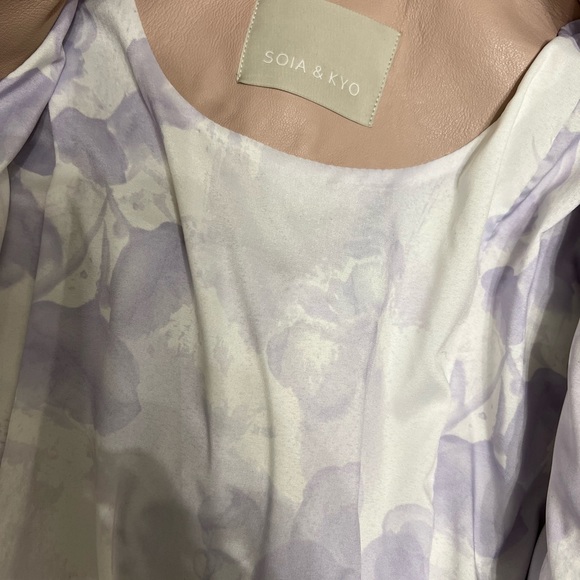 Soia & Kyo pink leather jacket - Picture 5 of 5